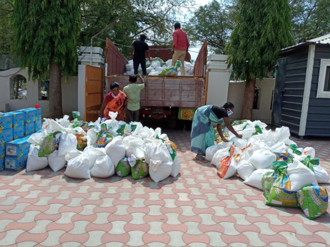 1. Unloading in Gangavalli